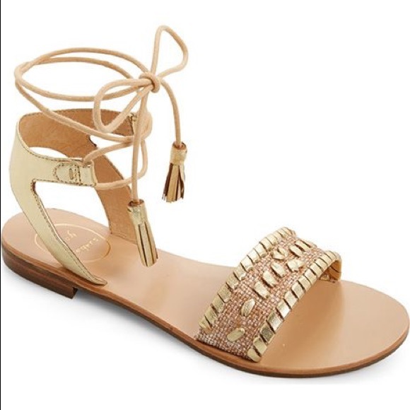 jack rogers tate raffia sandal gold